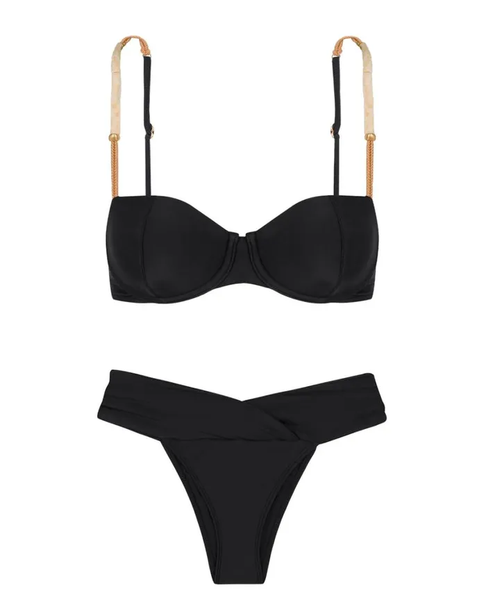 Bottoms Women ViX Paula Hermanny Beta Bottom 8211 Black