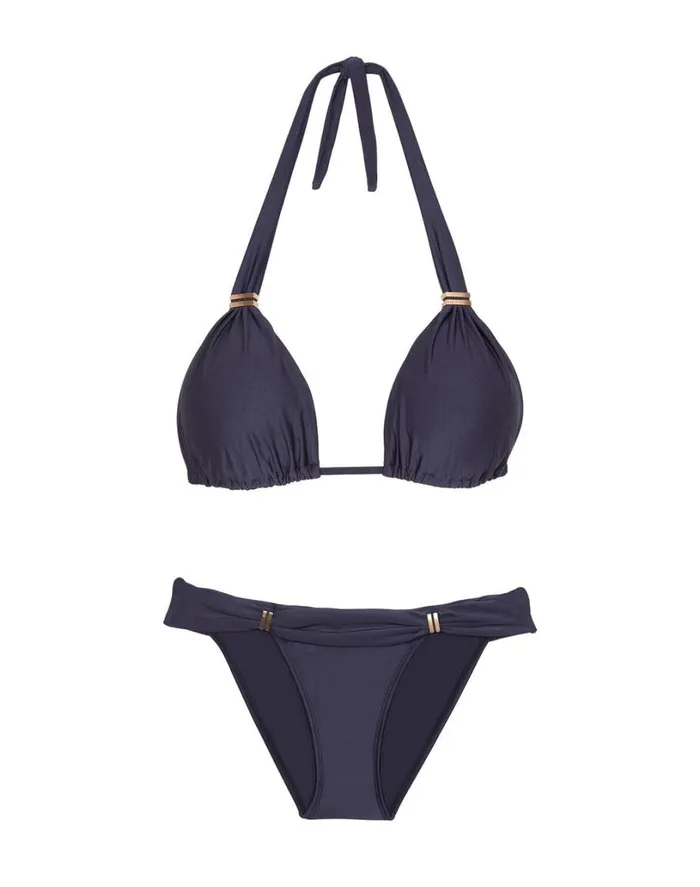 Bottoms Women ViX Paula Hermanny Bia Tube Bottom 8211 Indigo