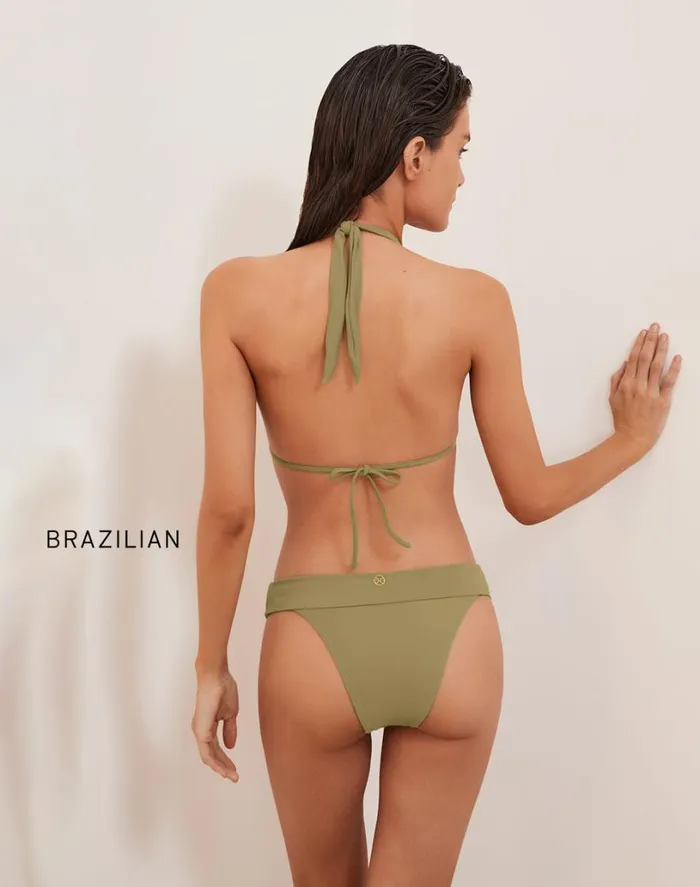 Bottoms Women ViX Paula Hermanny Bia Tube Bottom 8211 Olivine