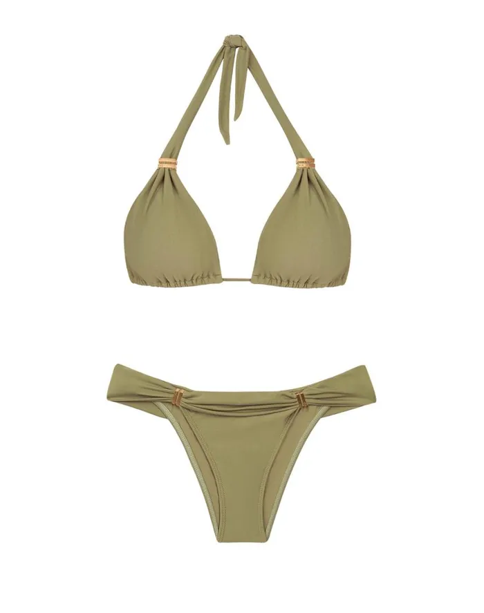 Bottoms Women ViX Paula Hermanny Bia Tube Bottom 8211 Olivine