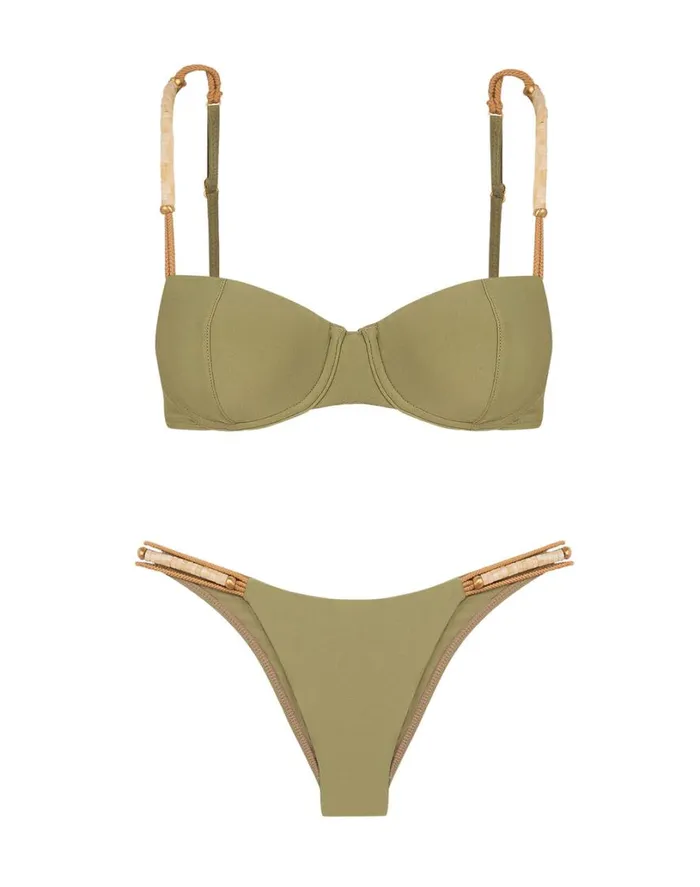 Bottoms Women ViX Paula Hermanny Brooke Bottom 8211 Olivine