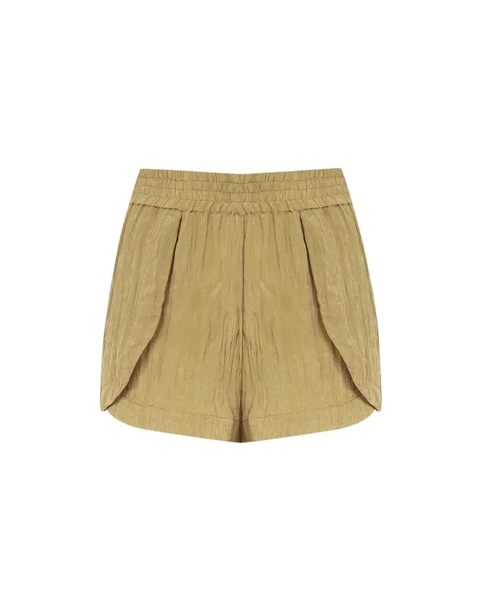 Bottoms Women ViX Paula Hermanny Cole Shorts 8211 Olivine