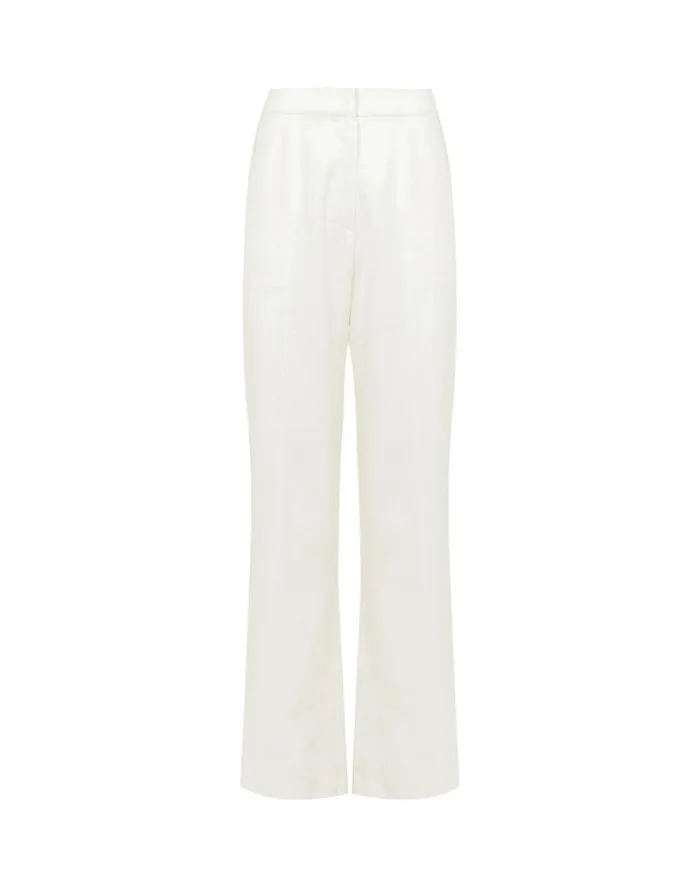 Bottoms Women ViX Paula Hermanny Estela Pants 8211 Off White