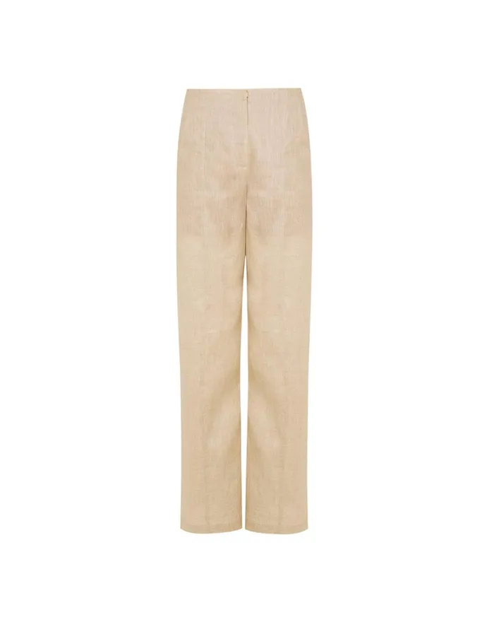 Bottoms Women ViX Paula Hermanny Ester Pants 8211 Natural