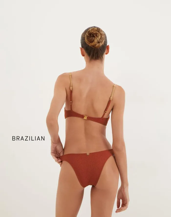 Bottoms Women ViX Paula Hermanny Firenze Basic Bottom 8211 Redwood