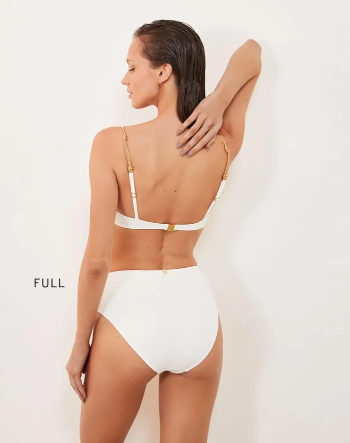 Bottoms Women ViX Paula Hermanny Firenze Bela Hot Pant Bottom 8211 White