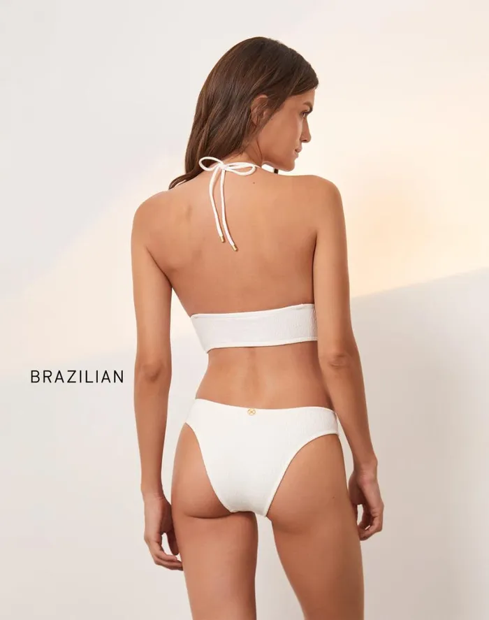Bottoms Women ViX Paula Hermanny Firenze Blair Bottom 8211 White