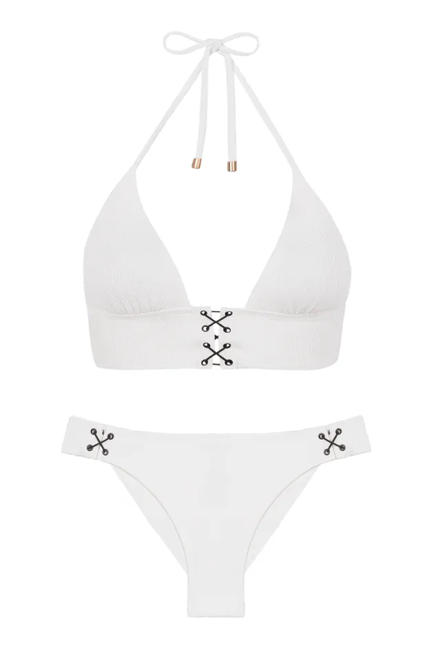 Bottoms Women ViX Paula Hermanny Firenze Blair Bottom 8211 White