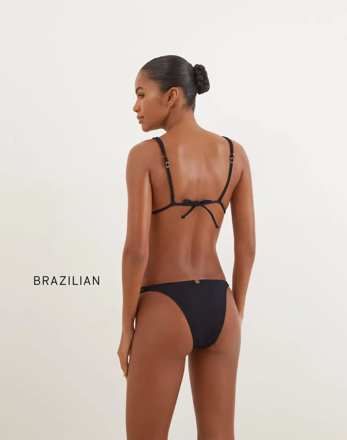 Bottoms Women ViX Paula Hermanny Firenze Callie Detail Bottom 8211 Black
