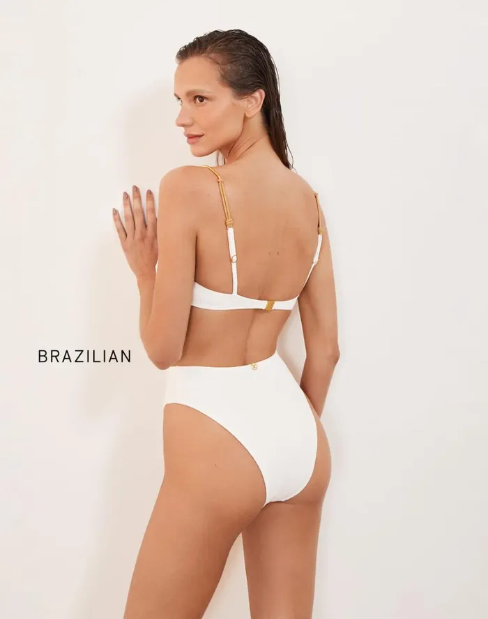 Bottoms Women ViX Paula Hermanny Firenze Gigi Hot Pant Bottom 8211 White