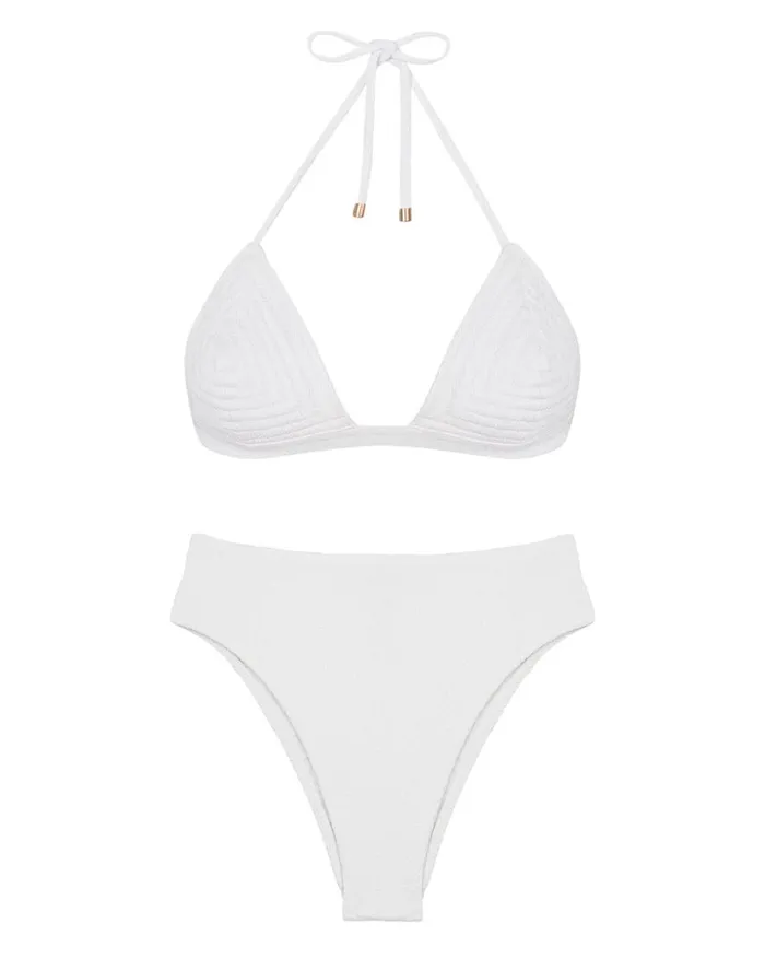 Bottoms Women ViX Paula Hermanny Firenze Gigi Hot Pant Bottom 8211 White
