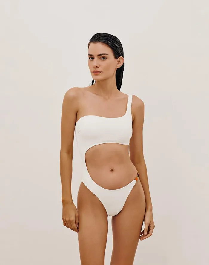 Bottoms Women ViX Paula Hermanny Firenze Martha One Piece 8211 White
