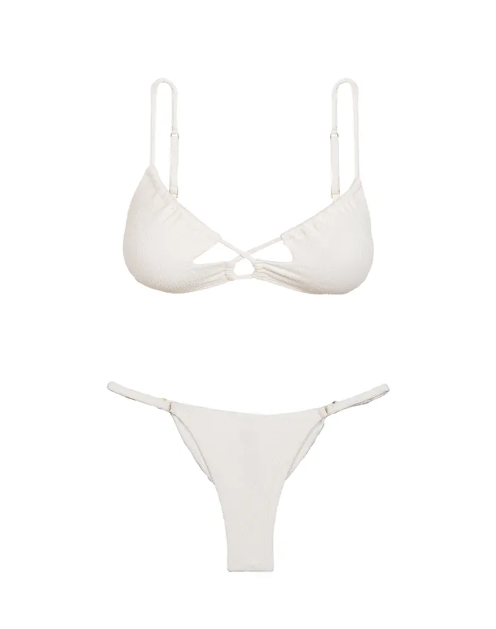 Bottoms Women ViX Paula Hermanny Firenze Rafa Bottom 8211 White