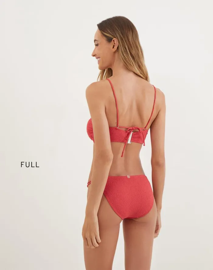 Bottoms Women ViX Paula Hermanny Firenze Sami Detail Bottom 8211 Raspberry