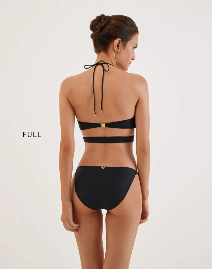 Bottoms Women ViX Paula Hermanny Gi Detail Bottom 8211 Black