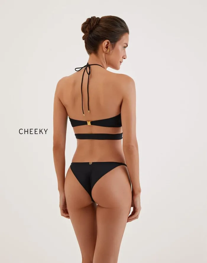 Bottoms Women ViX Paula Hermanny Gi Detail Bottom 8211 Black
