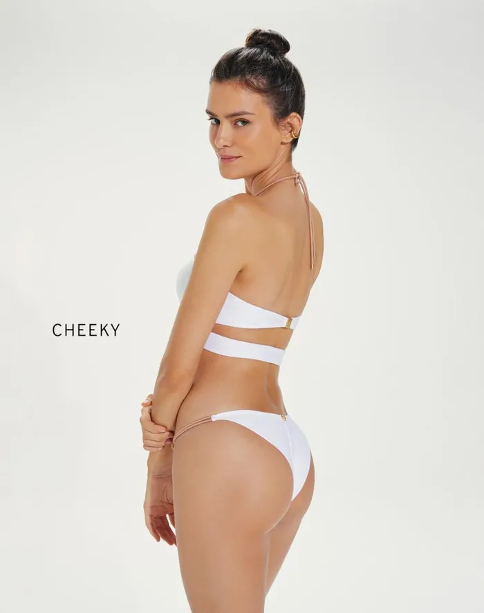 Bottoms Women ViX Paula Hermanny Gi Detail Bottom 8211 White