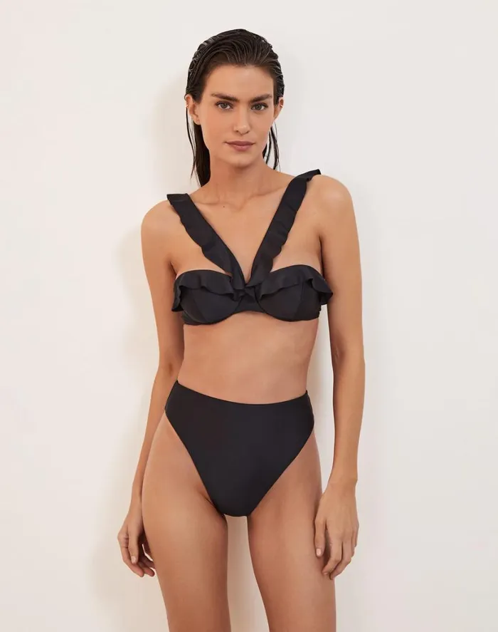 Bottoms Women ViX Paula Hermanny Gigi Hot Pant Bottom 8211 Black