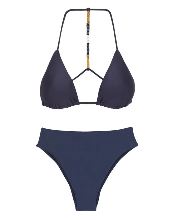 Bottoms Women ViX Paula Hermanny Gigi Hot Pant Bottom 8211 Indigo