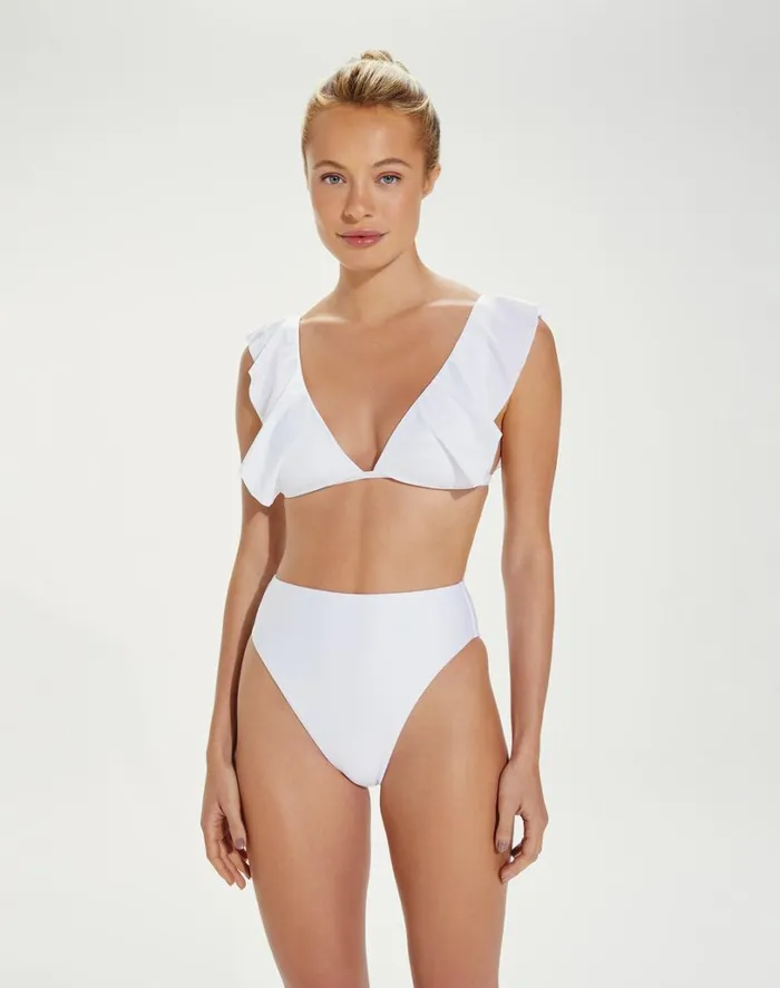 Bottoms Women ViX Paula Hermanny Gigi Hot Pant Bottom 8211 White