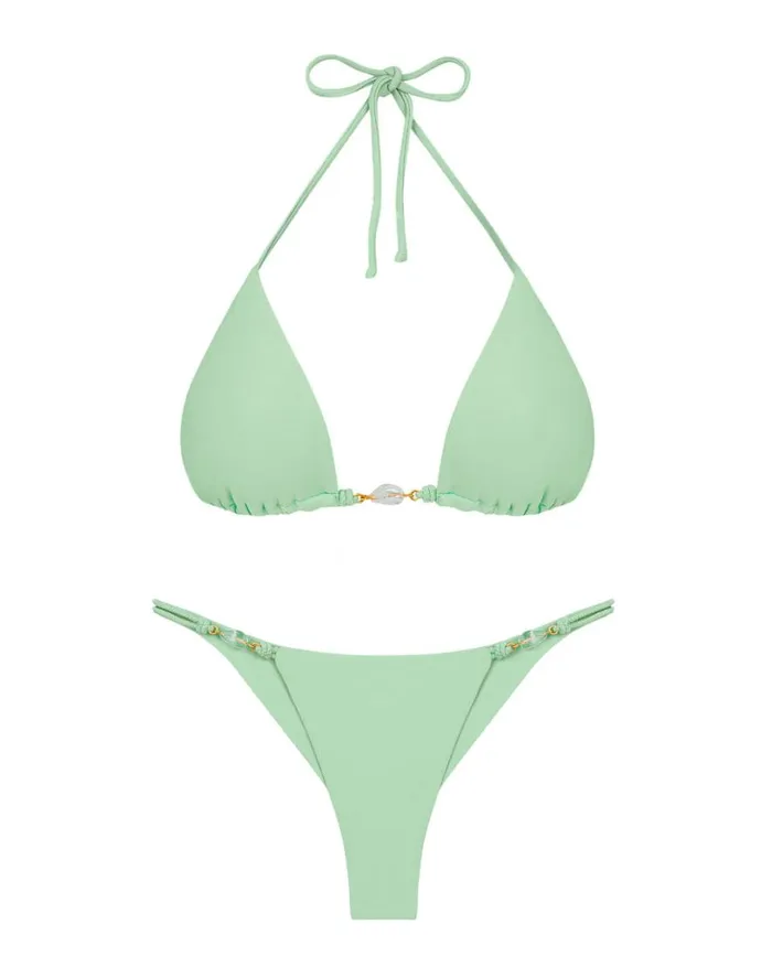Bottoms Women ViX Paula Hermanny Ivy Detail Bottom 8211 Pastel Mint
