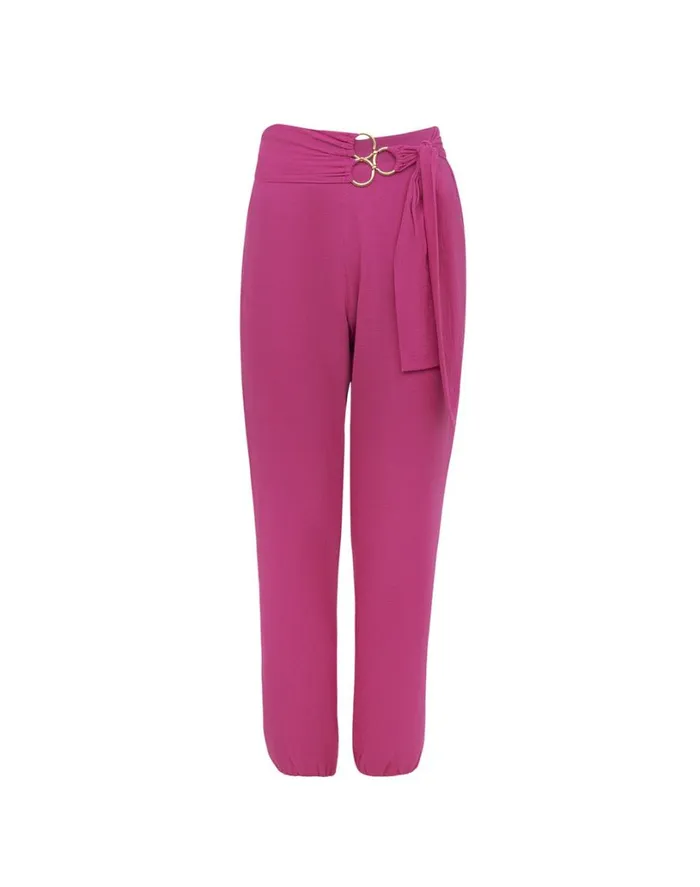 Bottoms Women ViX Paula Hermanny Kira Pants 8211 Bubblegum