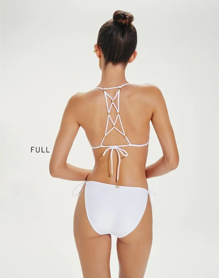 Bottoms Women ViX Paula Hermanny Lucy Tie Side Bottom 8211 White