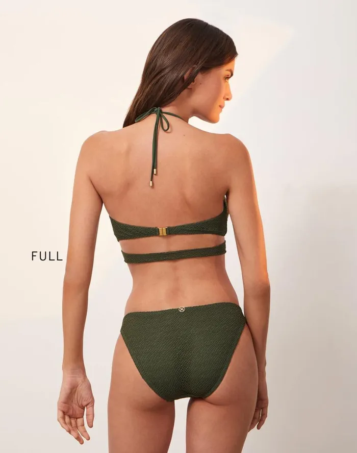 Bottoms Women ViX Paula Hermanny Mesh Basic Bottom 8211 Evergreen