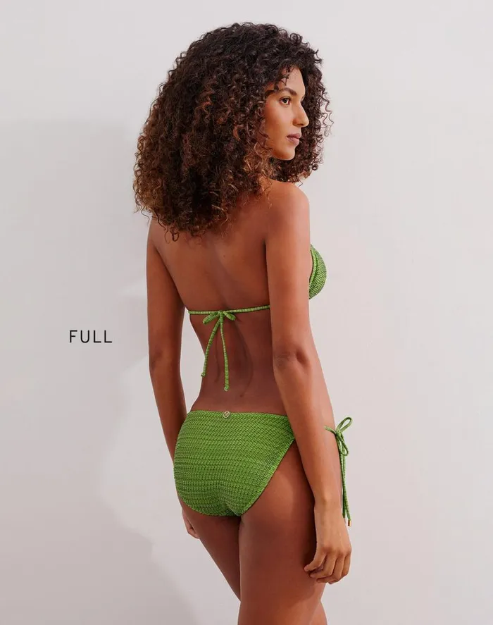 Bottoms Women ViX Paula Hermanny Mesh Tie Side Bottom 8211 Acid Green