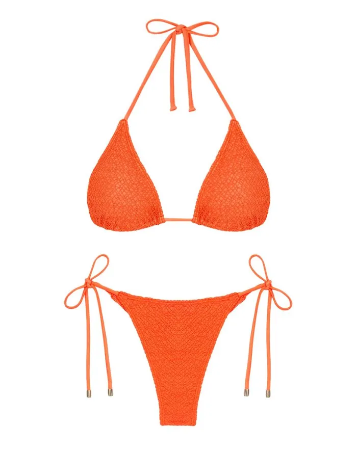 Bottoms Women ViX Paula Hermanny Mesh Tie Side Bottom 8211 Cardamom