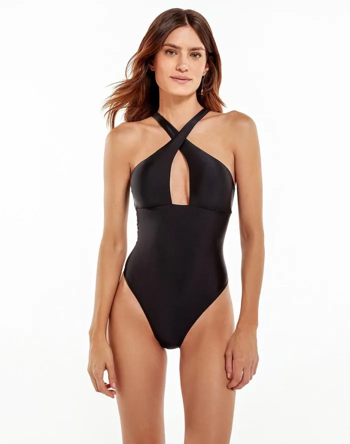 Bottoms Women ViX Paula Hermanny Noemie One Piece 8211 Black