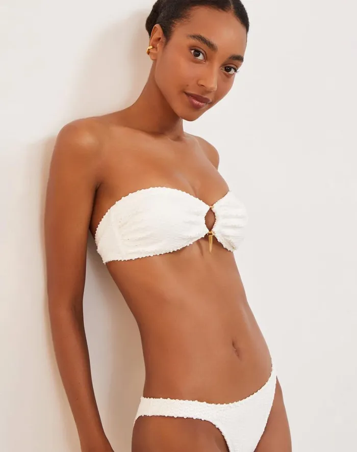 Bottoms Women ViX Paula Hermanny Scales Fany Bottom 8211 Off White