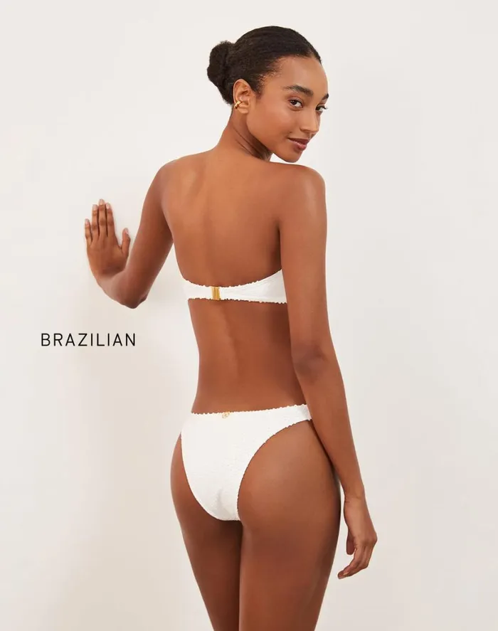 Bottoms Women ViX Paula Hermanny Scales Fany Bottom 8211 Off White