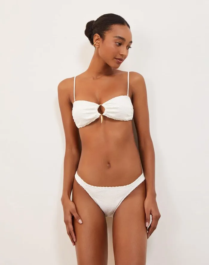 Bottoms Women ViX Paula Hermanny Scales Fany Bottom 8211 Off White