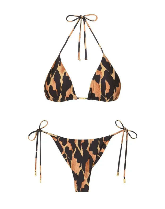 Bottoms Women ViX Paula Hermanny Tie Side Bottom 8211 Camu