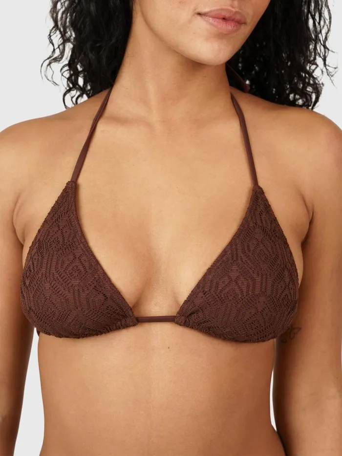 Brunotti Bikini Sets Women MahliaLace Triangle Bikini Set Brown