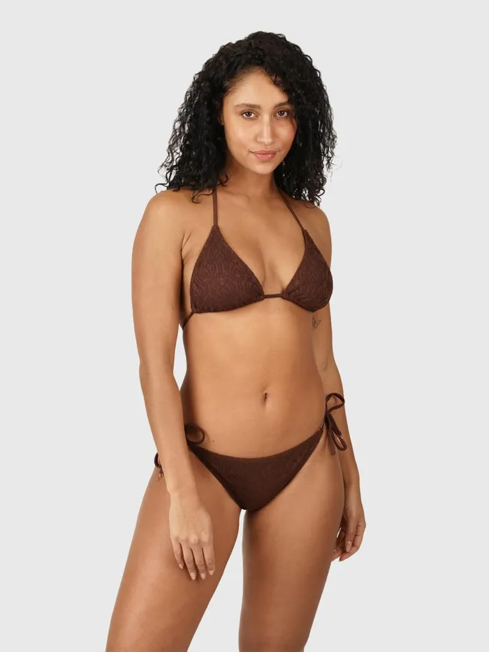 Brunotti Bikini Sets Women MahliaLace Triangle Bikini Set Brown