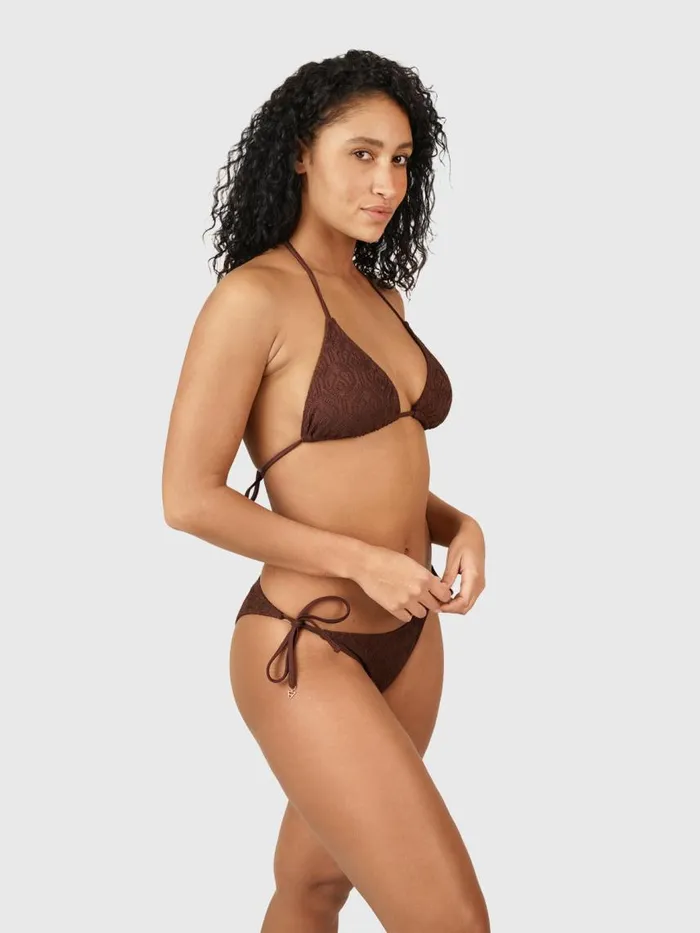 Brunotti Bikini Sets Women MahliaLace Triangle Bikini Set Brown