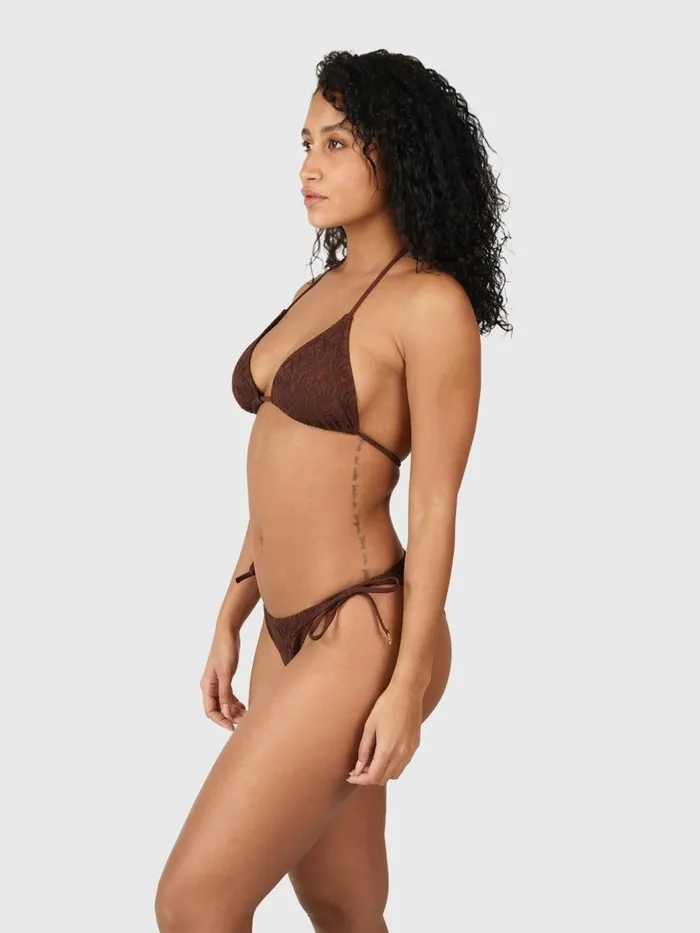 Brunotti Bikini Sets Women MahliaLace Triangle Bikini Set Brown