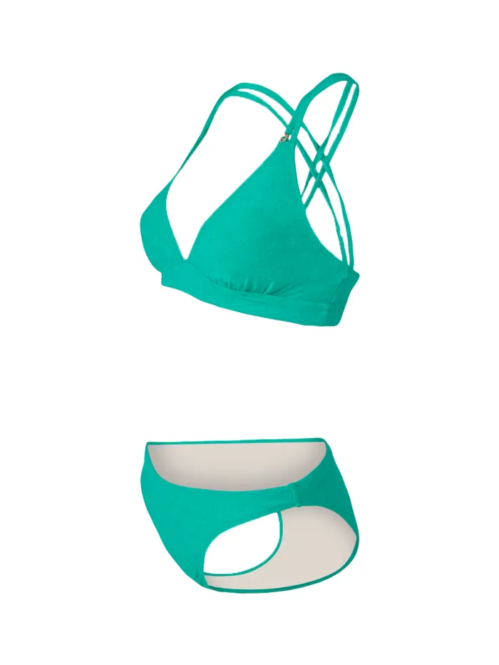 Brunotti Bikini Sets Women MikaDaisy Bralette Bikini Set Green