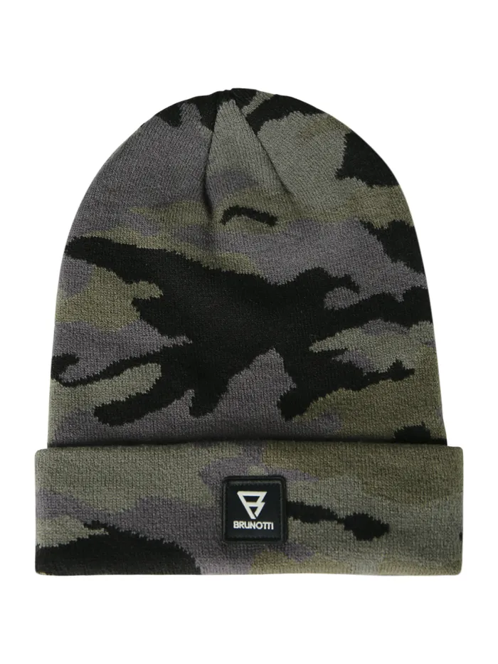 Brunotti Caps and Beanies KidsWomenMen CourchevelAO Beanie Camouflage Print