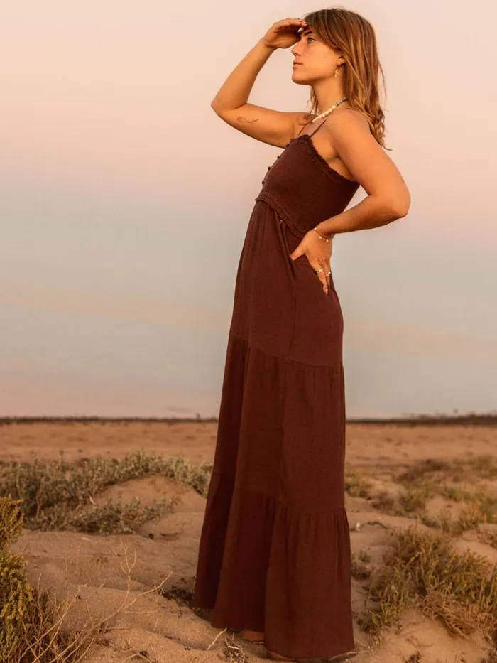 Brunotti Dresses and Skirts Women Lorelei Maxi Dress Brown