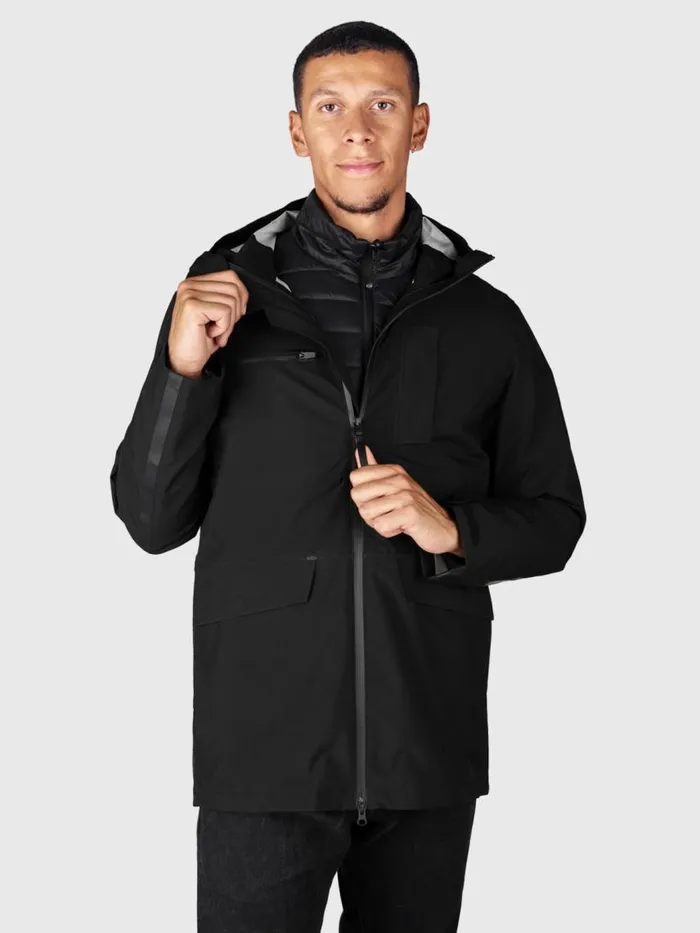 Brunotti Jackets Men Taresail 3in1Rain Jacket Black