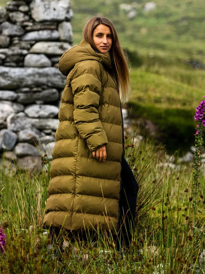 Brunotti Jackets Women Bigsur Long Puffer Coat Green