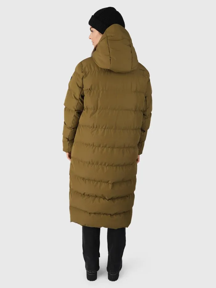 Brunotti Jackets Women Bigsur Long Puffer Coat Green
