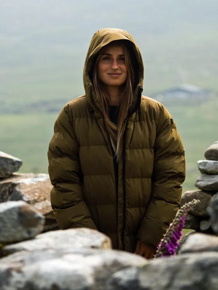 Brunotti Jackets Women Bigsur Long Puffer Coat Green
