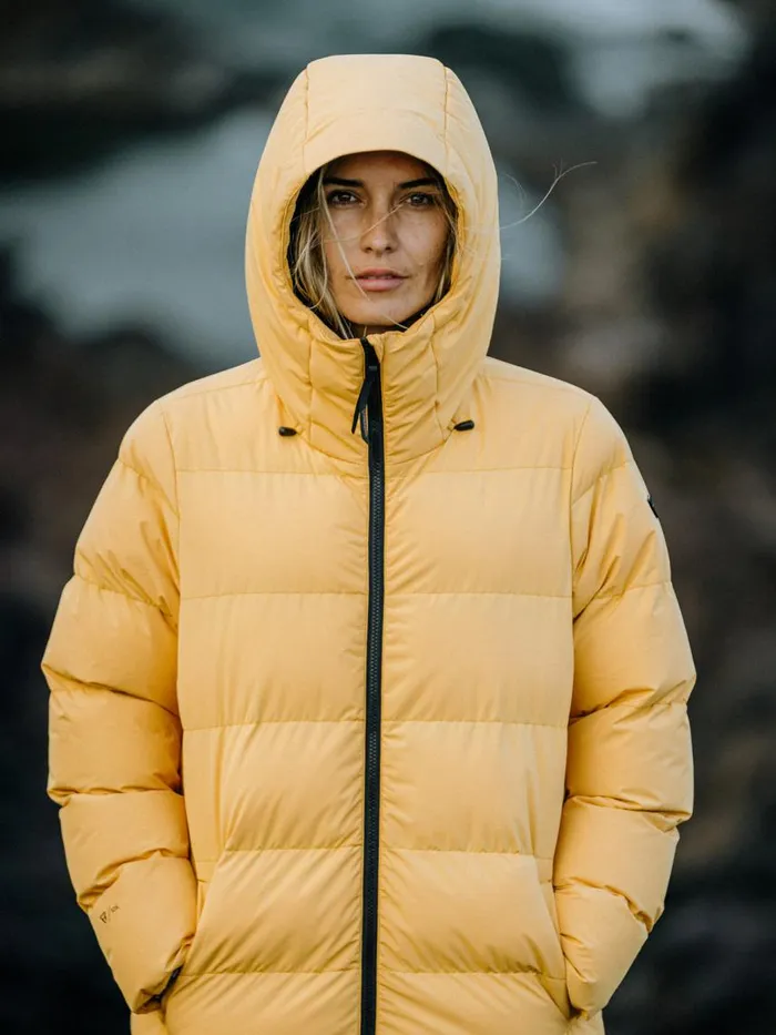 Brunotti Jackets Women Bigsur Long Puffer Coat Yellow