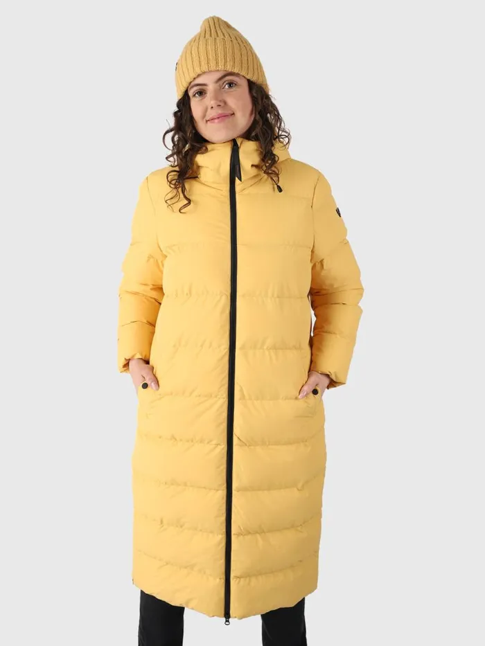 Brunotti Jackets Women Bigsur Long Puffer Coat Yellow
