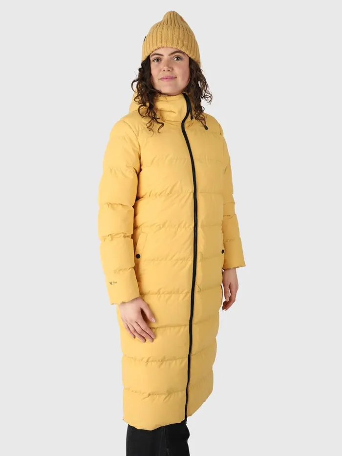 Brunotti Jackets Women Bigsur Long Puffer Coat Yellow