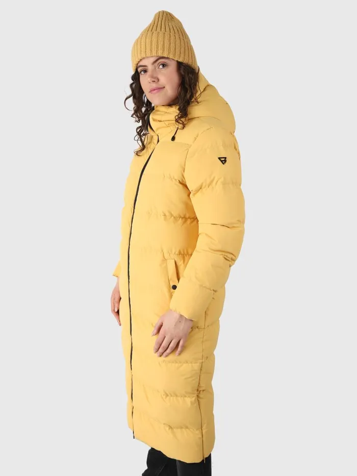 Brunotti Jackets Women Bigsur Long Puffer Coat Yellow